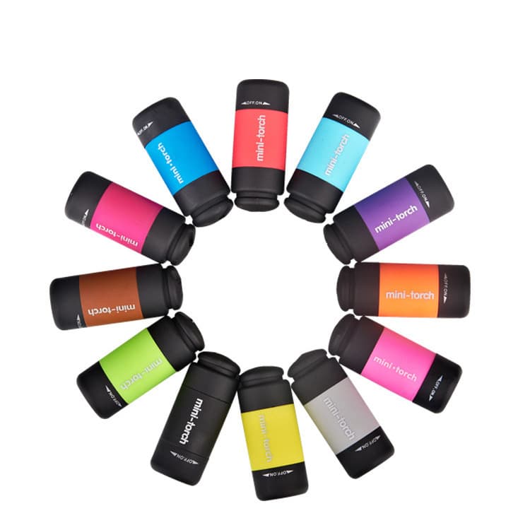 Super bright mini USB rechargeable pocket keychain Small LED strong light waterproof travel portable flashlight