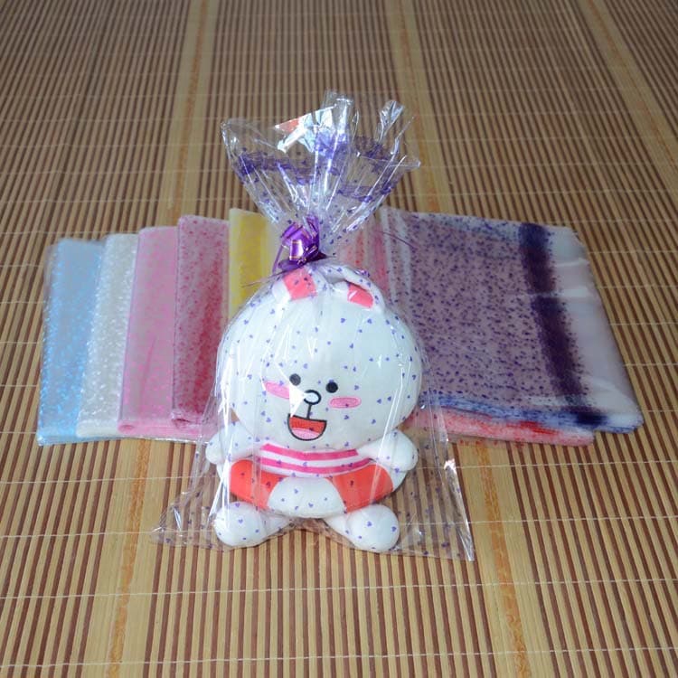 20*30CM OPP doll bag, transparent plastic packaging bag, gift bag, printed plush toy packaging bag