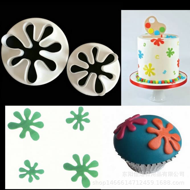 2pcs Clapping Little Hands Fondant Cake Mold Decoration Printing Mold Cookie Mold Baking Tool OPP Bag