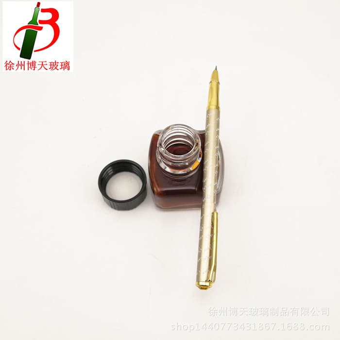 30ml Glass Ink Bottle Ink Splitter Ink Water Bottle Crystal Material Glass Can Be Printed LOG for Other Purposes by Bo Tian Glass