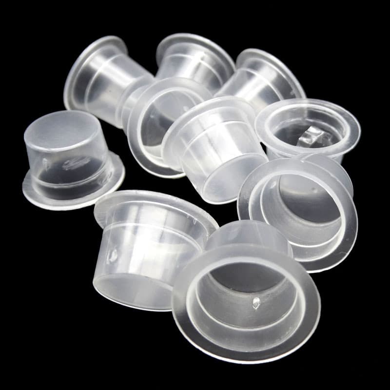 Tattoo Ring Cup for Eyebrow Embroidery, Lip Blushing, Pigment Ring Cup, Eyelash Extension Glue Tray, Eyebrow Tattoo Tool Supplies