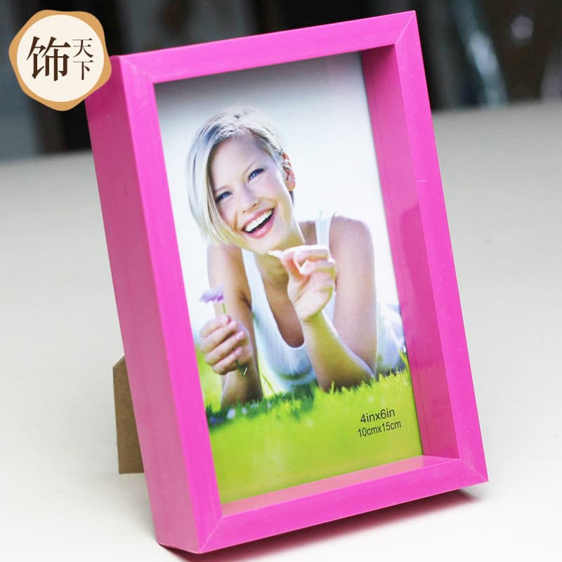 Foreign trade original simple photo frame 6-inch PVC plastic desktop picture frame creative combination desktop photo frame custom wholesale