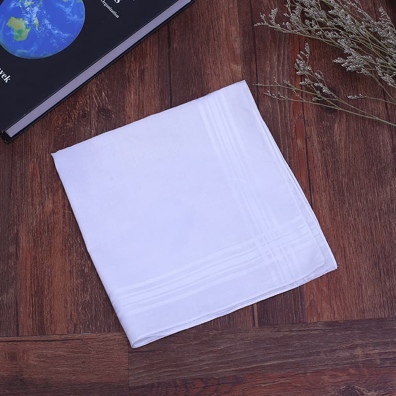 Pure Cotton Thick Handkerchiefs Pure Hand Towels Watercolor Embroidery Flower DIY Hand Drawing Graffiti Square Fabric Blocks
