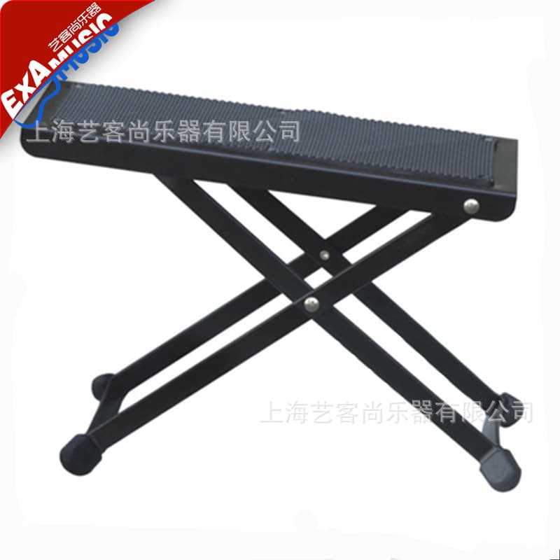 YKS Guitar Footrest Non-Slip Surface Adjustable Height Guitar Foot Stool Classical Foot Pedal