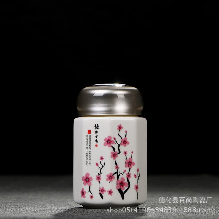 Bulk Tea Canister Airtight Honey Jar Tea Packaging Airtight Can Food Storage Jar Pu'er Black Tea Storage Container
