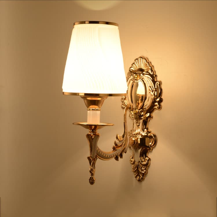 Bedside Wall Lamp Gold Bedroom Crystal Living Room TV Background Wall Light Elegant Dining Room Corridor Lighting