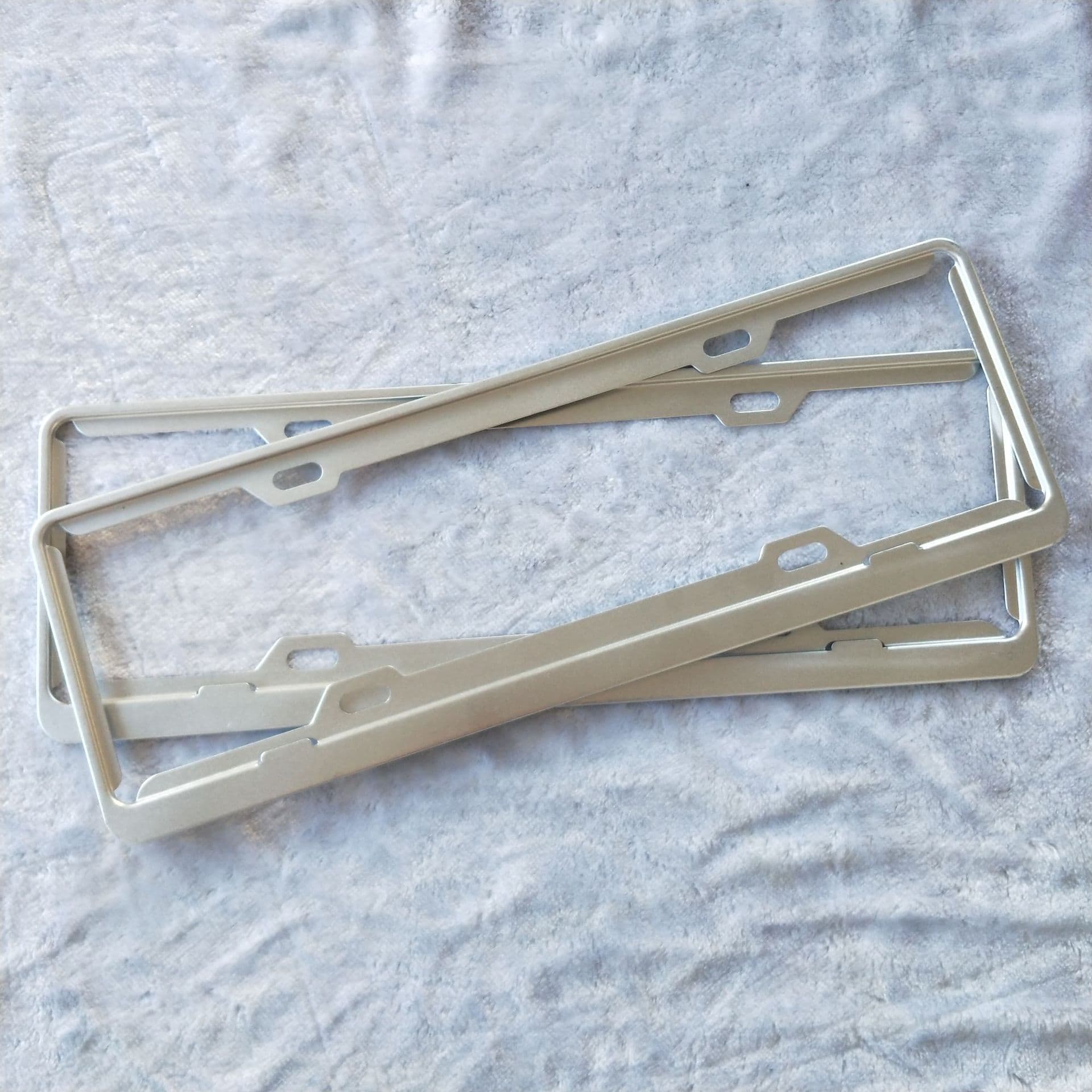 New Energy Vehicle License Plate Frame, Electric Vehicle License Plate Frame, Aluminum Alloy Sandblasted Oxidized License Plate Frame, Green License Plate Frame