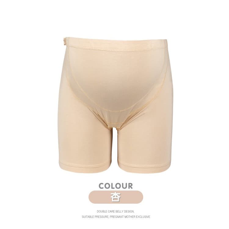 Women's maternity solid color safety pants, modal support leggings, adjustable maternity pants, factory wholesale.