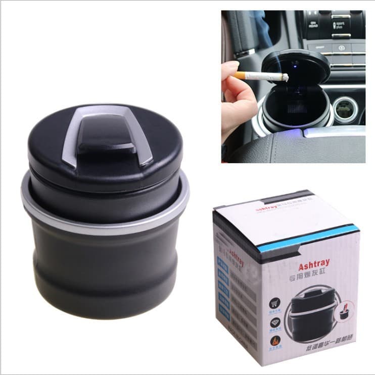 Suitable for BMW car ashtray, car LED light glowing multifunctional, creative car use luminous trendy brand
