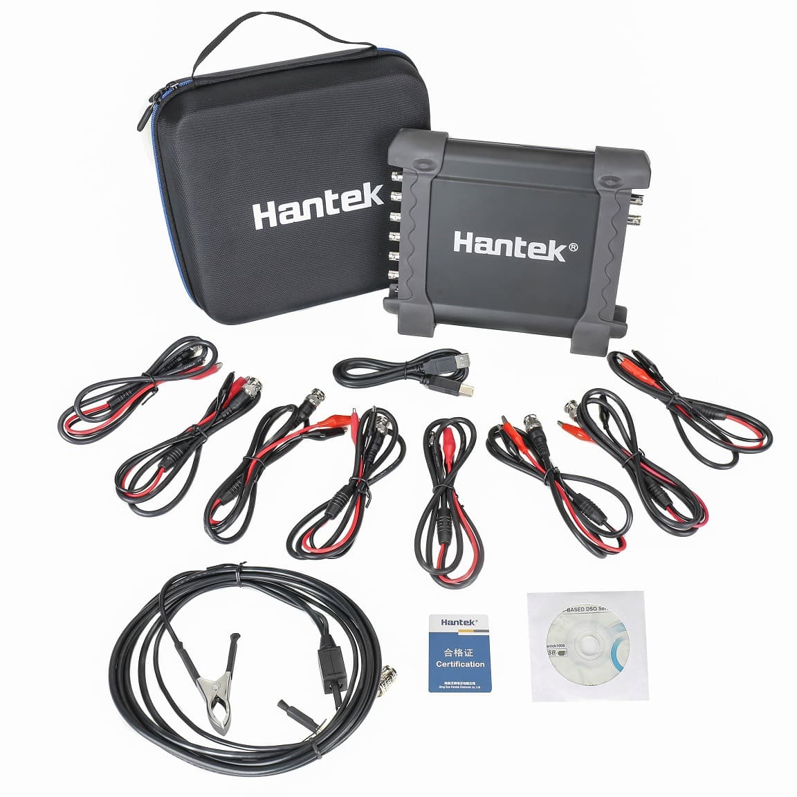 New Hantek 1008c automotive diagnostic tool 8-channel oscilloscope + signal generator USB oscilloscope