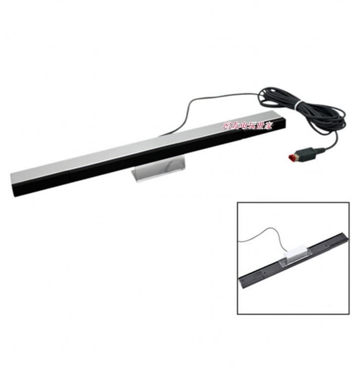 WII Wired Sensor Bar, Wired Sensor Strip, Wired Sensor Signal Receiver, Compatible with WIIU