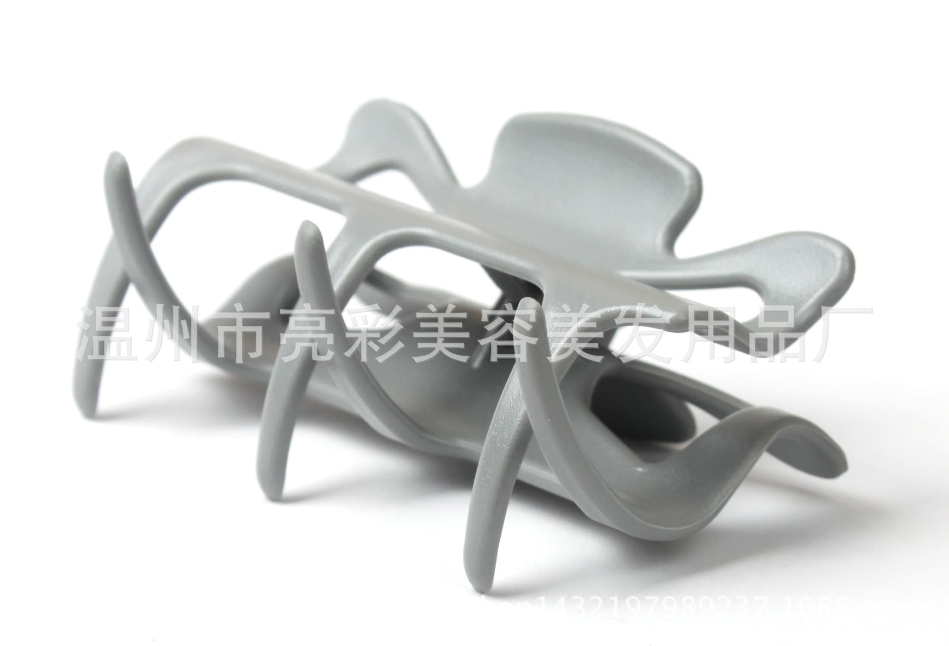 High-Temperature Ceramic Hair Curling Clip Digital Heat Perm Clip Three-Prong Clip Hair Styling Clip Positioning Clip Sectioning Clip
