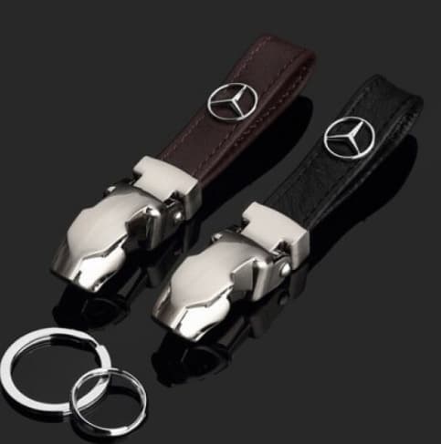 Compatible with Leopard Head Keychain for Mercedes C200 S350 ML350 GLK300 E300L B200 Keychains