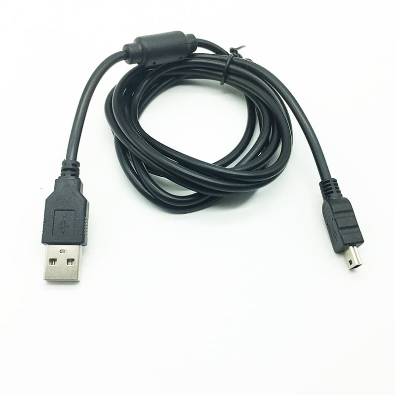 1.8M True Ferrite Core Anti-Interference PS3 Game Controller Charging Cable USB to Mini 5p PS3 Data Cable
