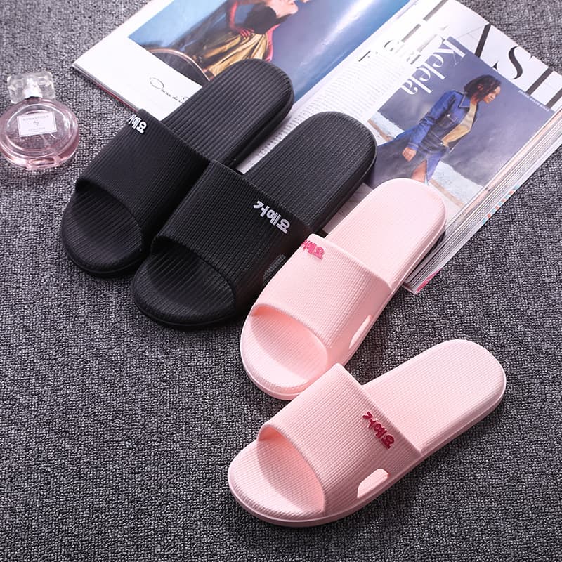2019 New Style Bathroom Slippers Summer Home Couples Indoor Non-slip Soft Thick Sole Men's and Women's Sandals Drop Shipping