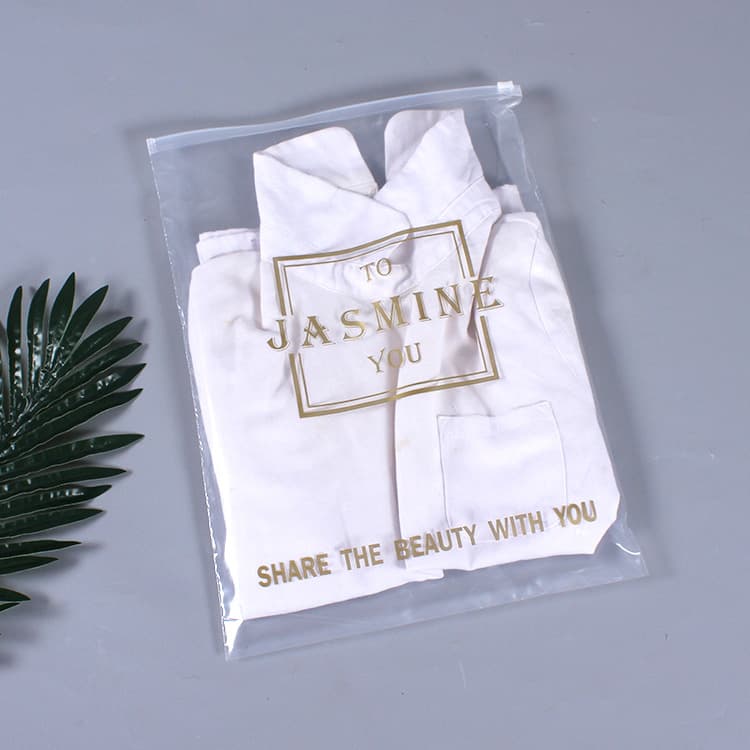 Explosive Clothing Zipper Bag Clothing Self-Sealing Bag PE Packaging Bag T-Shirt Plastic Bag Universal Packaging