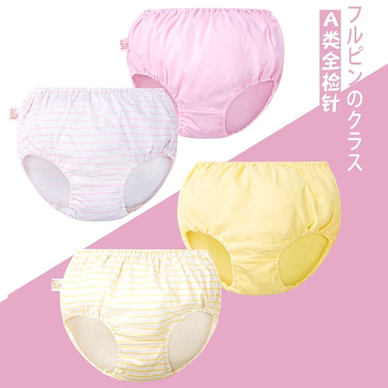Cartoon Girls' Triangle Panties Baby Panties Infant Bloomers Kids' Underwear