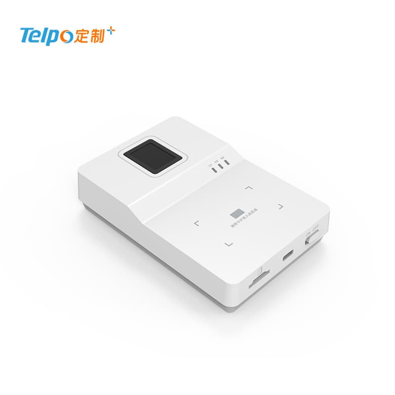 Tianbo Direct Sales Portable Second-Generation ID Card Reader TPS100 with Fingerprint Recognition, Supports Customization and Secondary Development
