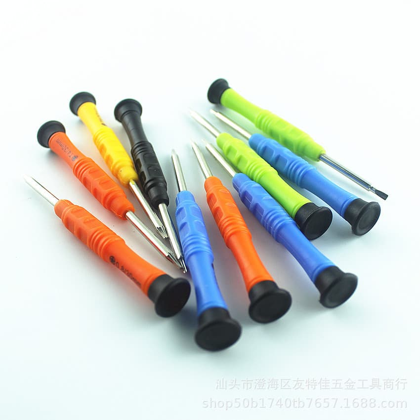 Wholesale Phillips/Slotted Bits Mini Small Screwdriver Phone Disassembly Tools Toy Screwdriver Bits Driver T2