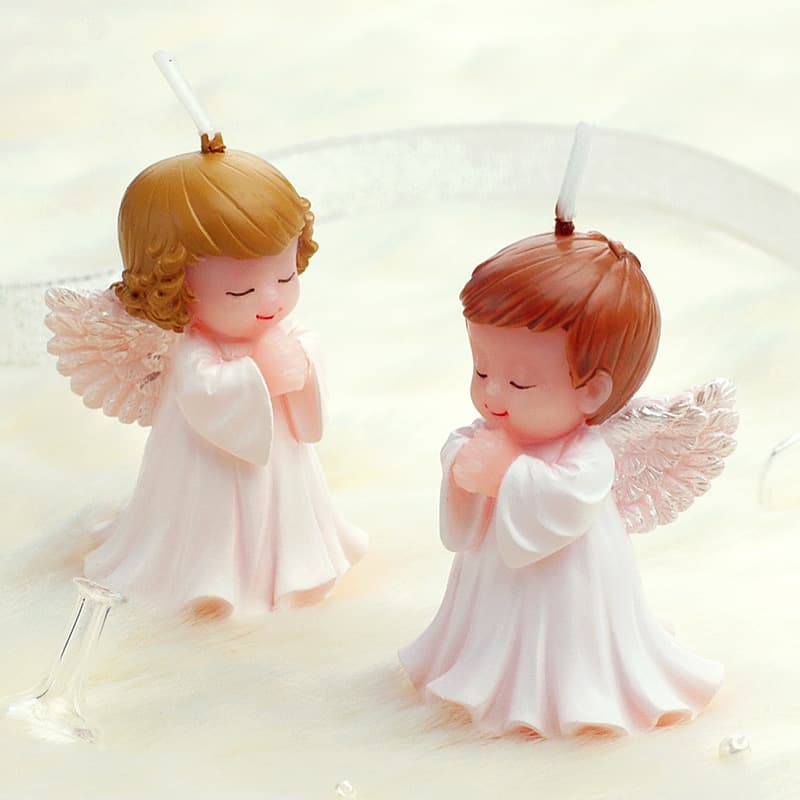 Cake Mold, Angel Baby Boy and Girl Candle Mold, Handmade Soap Soap Mold, DIY Fondant Silicone Mold