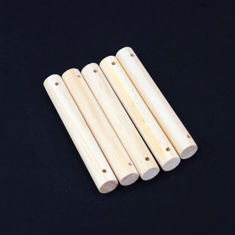 Birdcage Parrot Toy Supplies Raw Materials 1.5x10cm Wooden Stick DIY Accessories Bird Supplies