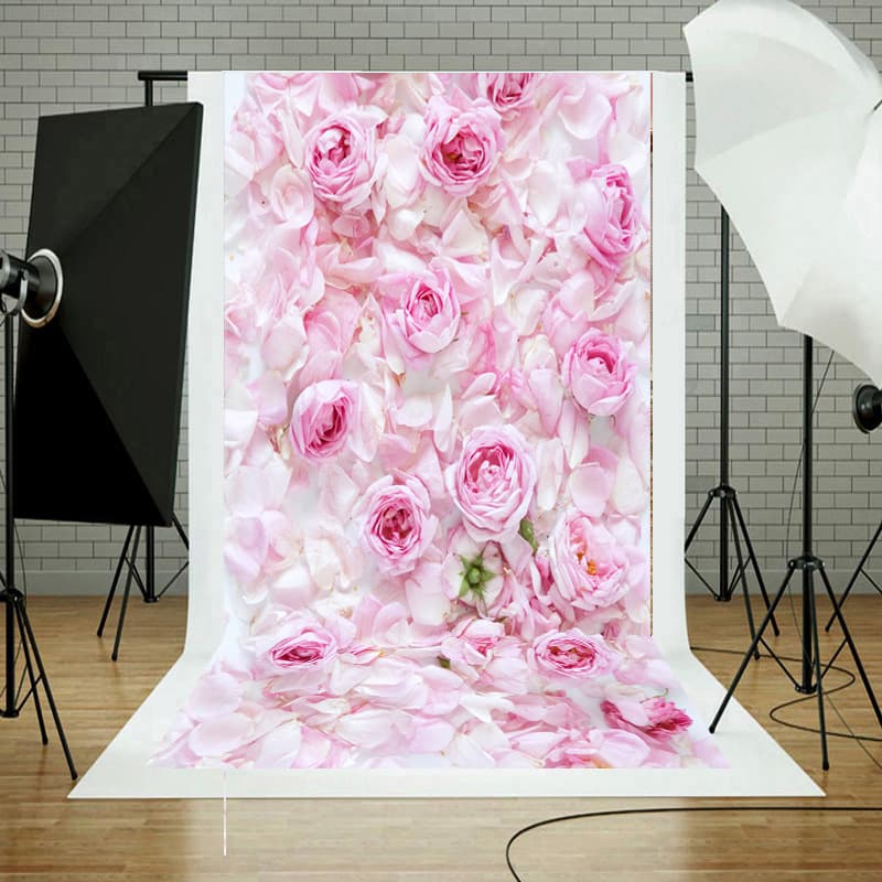 New Export Wedding Gown Baby Simple Christmas Flower Children 3D Photo Studio Background Cloth