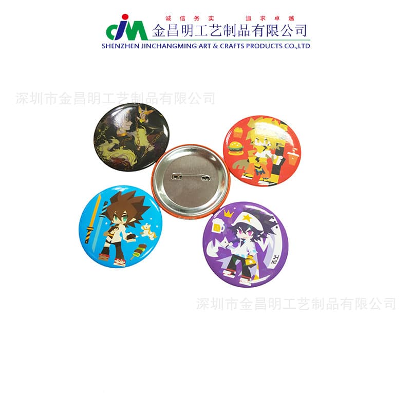 Jin Changming [Japan Trade Order] Premium Laser-Printed Badge Manufacturer Cartoon Anime Pin