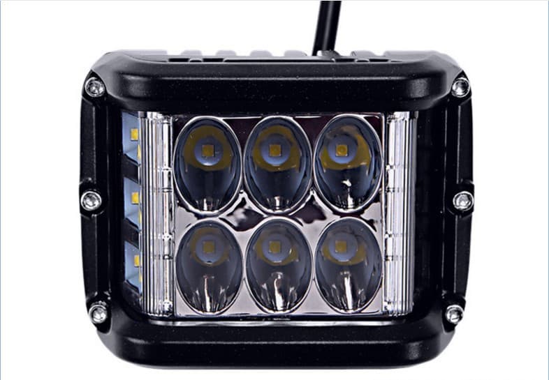 Car LED Floodlight Three-Sided Light 45W LED Work Light Engineering Machinery Lighting LED Modified Car Light