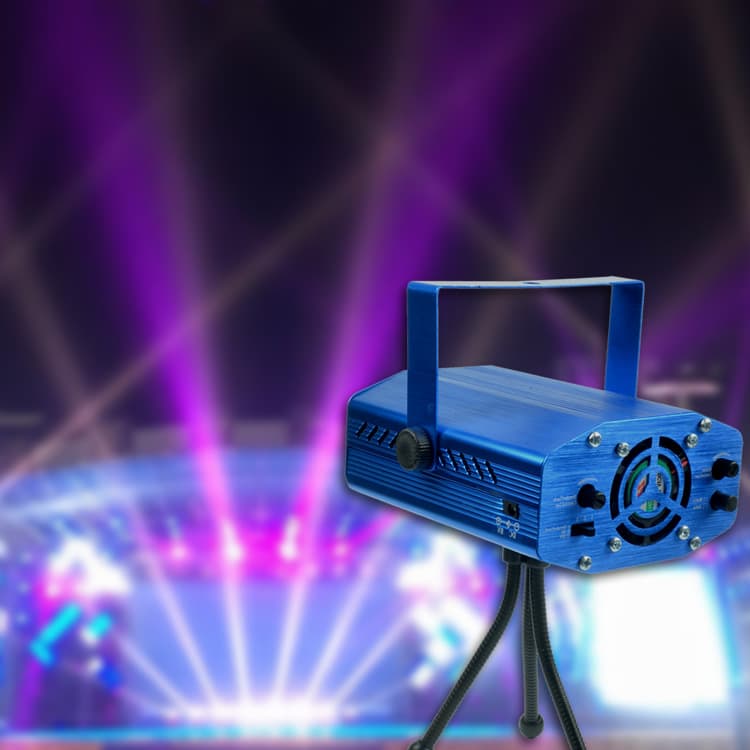 Manufacturer promotion voice-activated mini laser stage light bar KTV starry atmosphere laser light red and green light cool