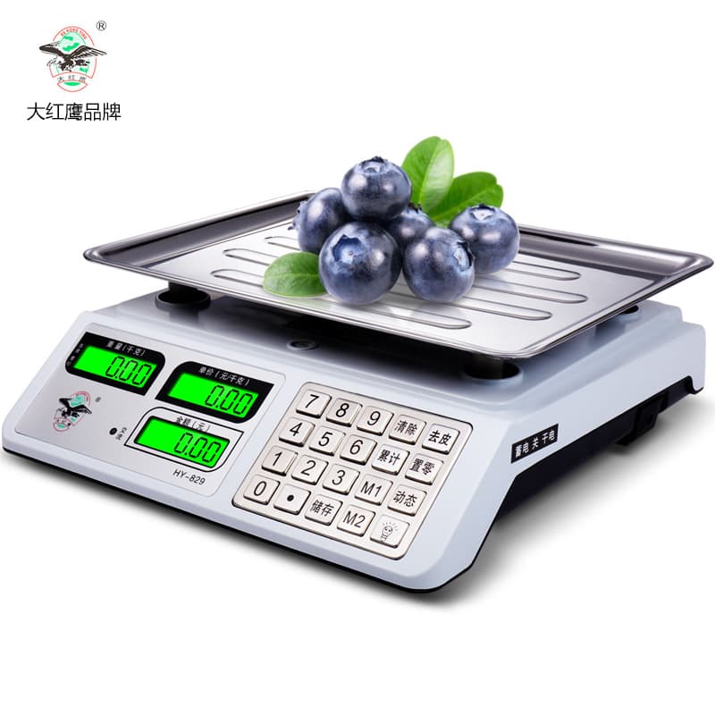Hot Sale Electronic Scale Commercial Bench Scale Vegetable Selling 30kg Household Accurate Weighing Bench Scale Electronic Pricing Scale