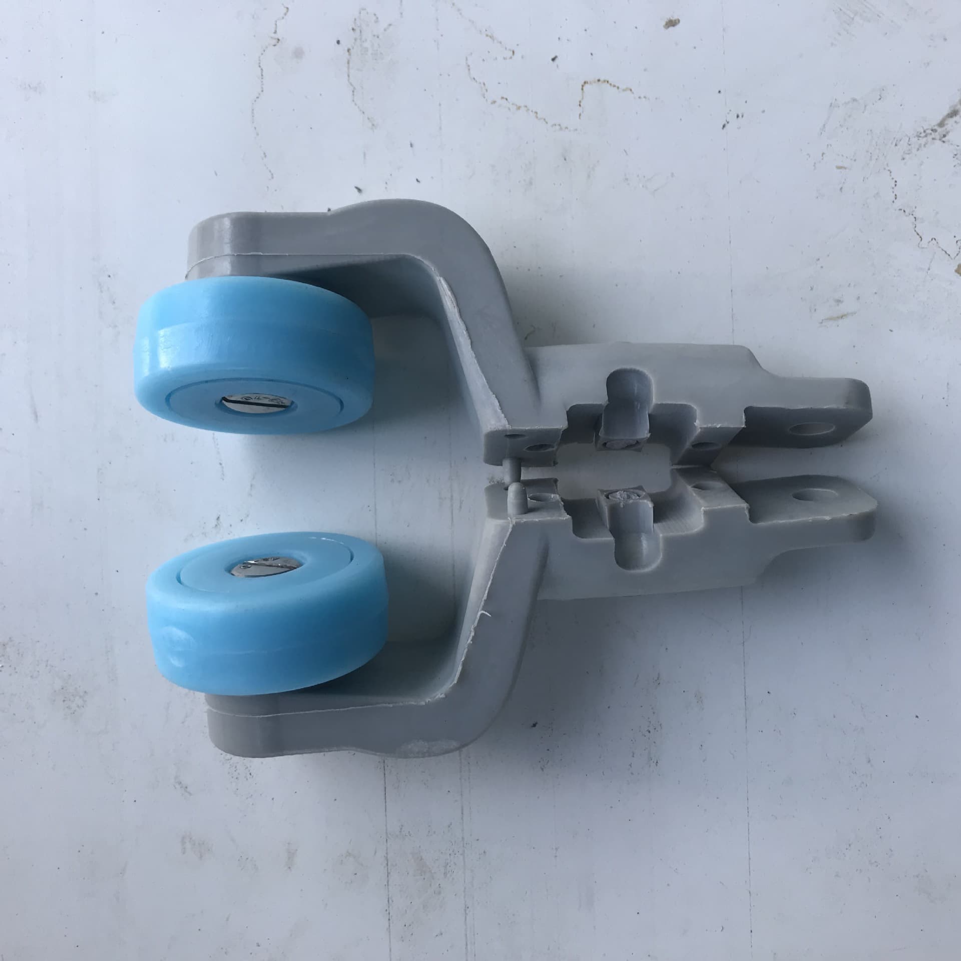 Factory Direct Trolley Wheels, Nylon Wheels for Slaughterhouse Conveyor Line, Nylon Trolley Hangers, Custom Mold Available, In Stock