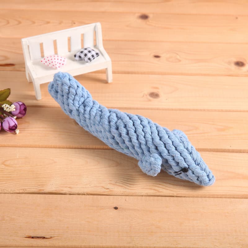 Pet Dog Toy, Corgi Chew-Resistant Teeth Grinding Toy for Small and Medium Dogs, Animal Knot Plush, Bichon Puppy Toy Wholesale
