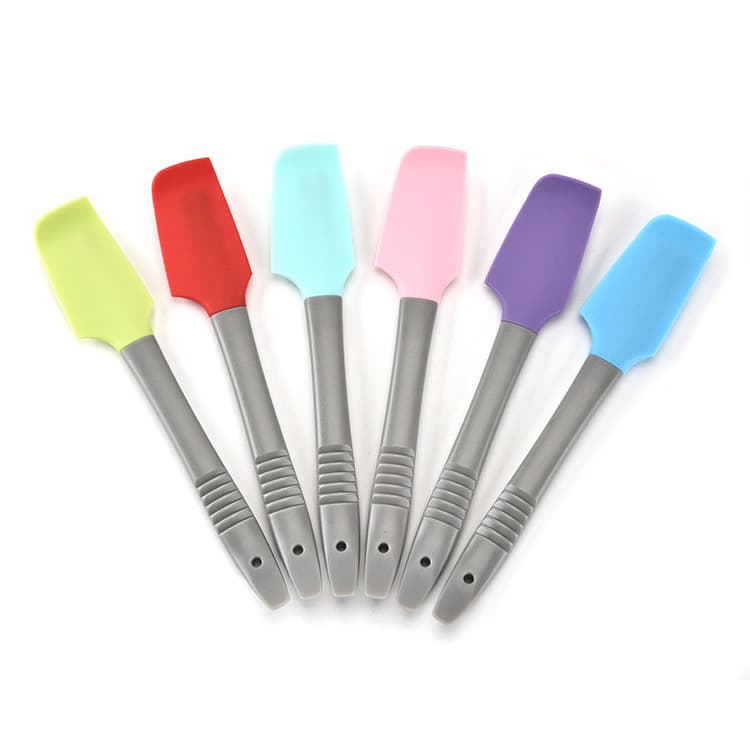 Factory direct supply small silicone spatula DIY baking cream spatula kitchen utensils cake color spatula in stock