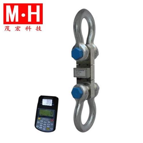 Maohong MHB-2D-50T Wireless Force Gauge with Shackle, Marine 50 Ton Digital Tension Meter with Calibration Certificate