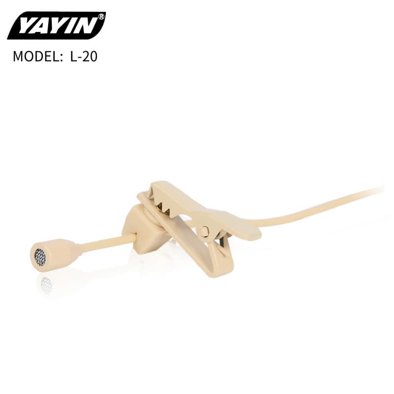 L-20 skin color invisible breast microphone Mini small condenser microphone manufacturers supply support