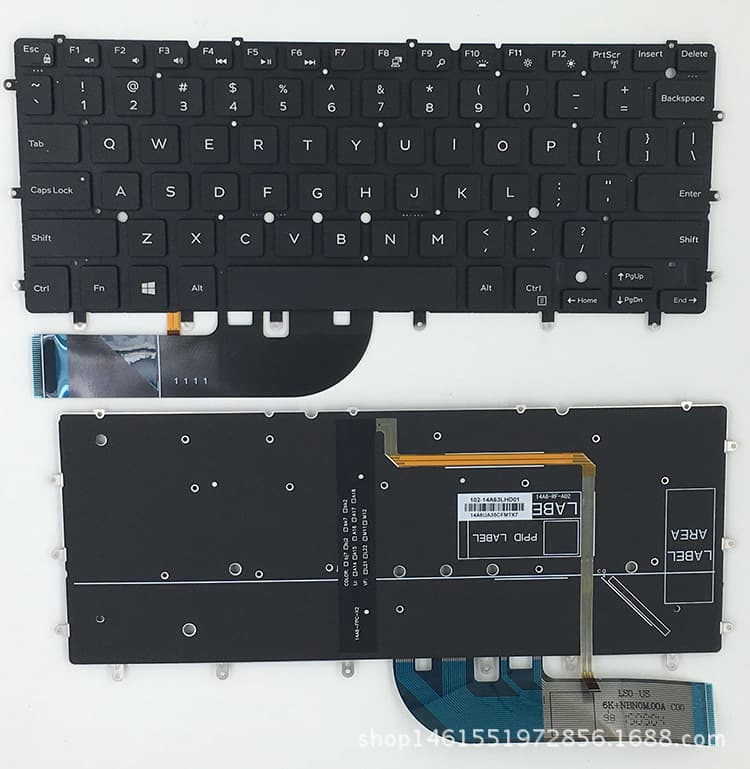 Compatible with Dell XPS 13 9343 keyboard, XPS13 laptop keyboard with backlight