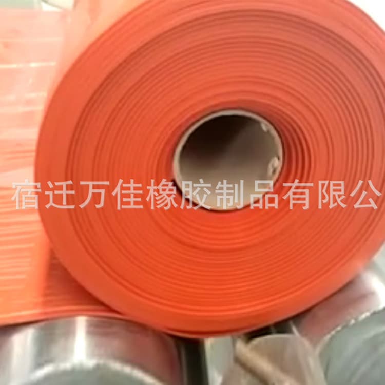 Manufacturer wholesale of orange vacuum forming machine silicone skins, 1mm silicone films, colored wide rigid silicone sheets.