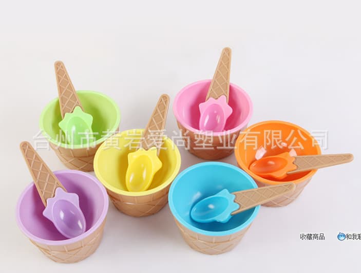 [USA Hot Sale] Premium Japanese Children's Ice Cream Bowl, Plastic
