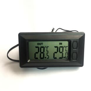 Hot-selling Car Mini Thermometer Car Thermometer Indoor and Outdoor Temperature LCD Large Screen Display Drop Shipping