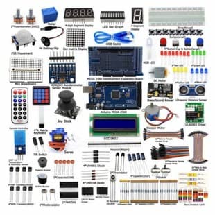 MEGA2560 Learning Kit Upgraded Arduino Starter Kit Stepper Motor Learning Kit with Box