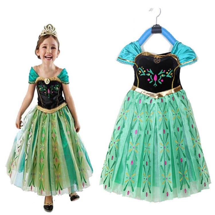 2018 Export Frozen Princess Dress Halloween Gown - In Stock