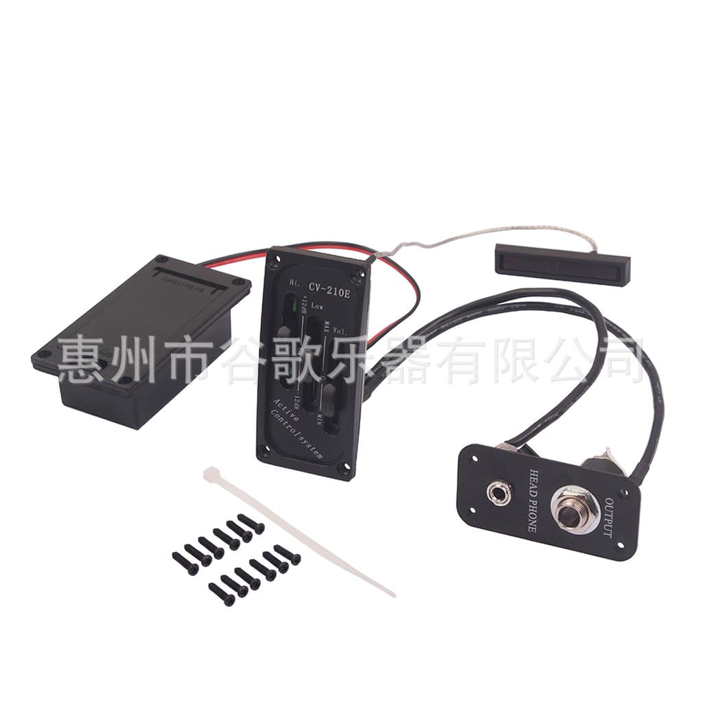 Musical Instrument Accessories Violin Parts Active Electroacoustic Violin EQ Pickup - Black