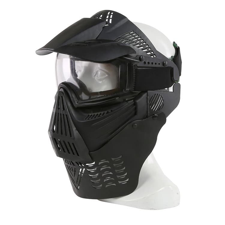 Live CS Paintball Sports Field Full Face Protection Airsoft Mask PC Lens Version