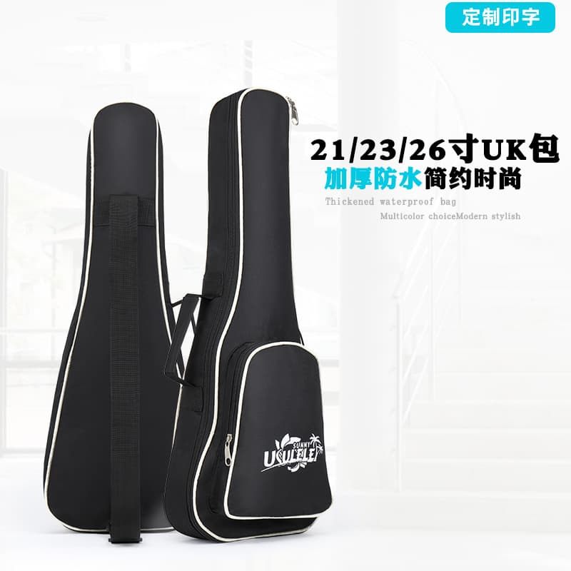 Factory direct 21/24/26/30-inch padded ukulele bag for UKULELE