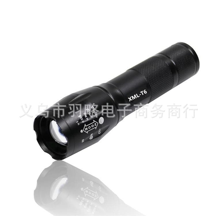 Mini XML-T6 strong light flashlight led focusing strong light flashlight R5 T6 telescopic zoom small flashlight