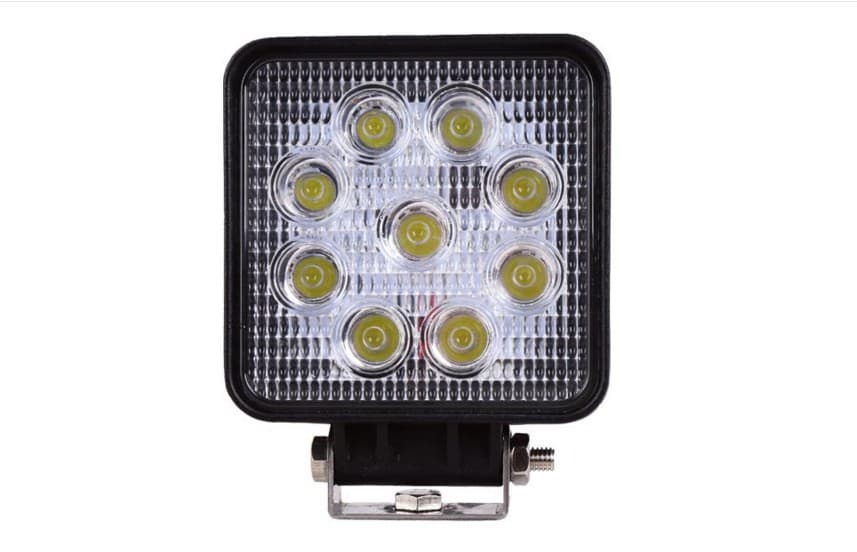 27W Square LED Work Light Off-Road Vehicle Lamp