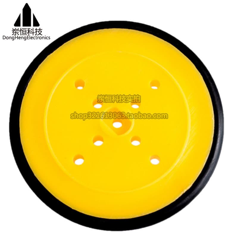 410 Rubber Wheel Robot Tire TT Motor Robot Smart Car Platform Vehicle Electronic Design Toy