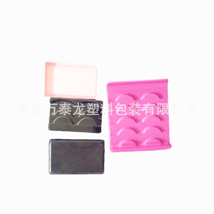 PVC blister packaging box for false eyelashes, wholesale PVC plastic eyelash box