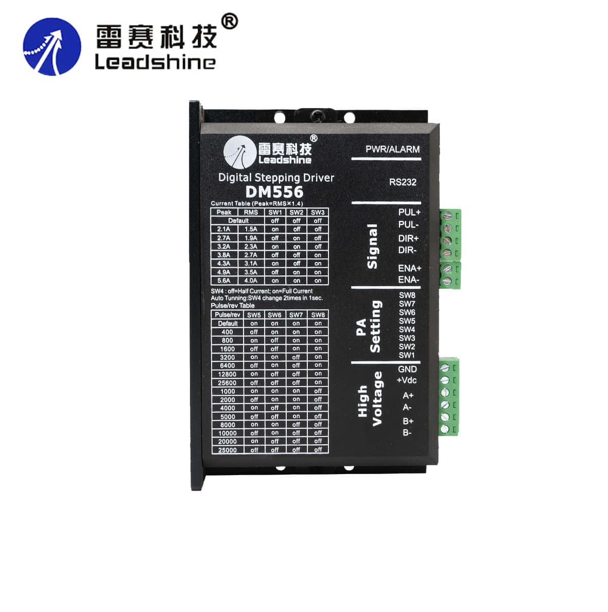 Leadshine Technology DM556 Original Genuine Two-Phase Stepper Motor Driver 5.6A 128 Subdivision