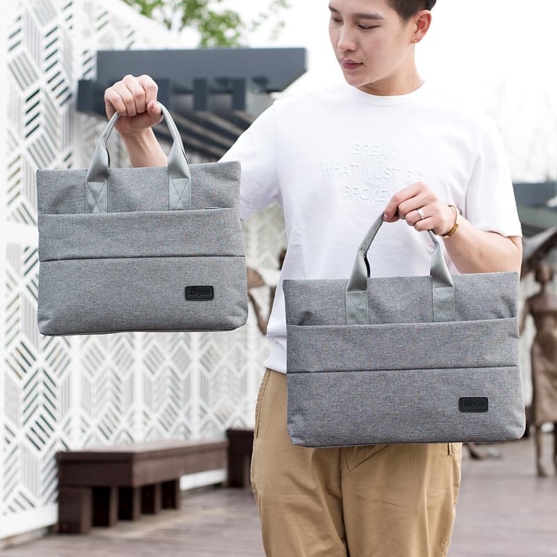 New Simple Canvas 15.6 inch Laptop Bag for Men/Women, Business or Casual Use